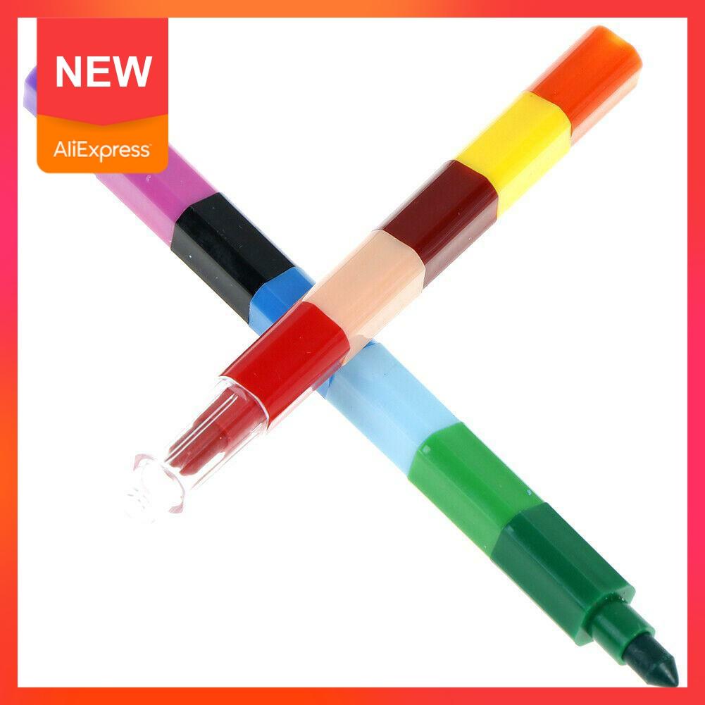 Lápiz de pintura al óleo de 12 Colores para niños