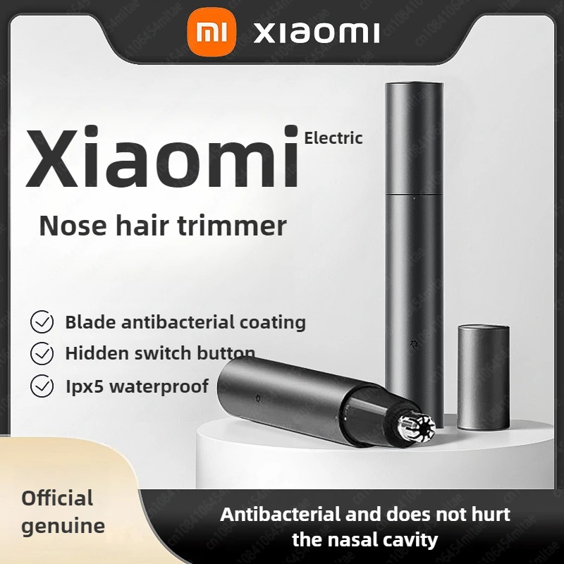 XIAOMI Mijia-cortador de pelo eléctrico para nariz, portátil, para nariz, orejas, pelo, cejas, recargable, indoloro