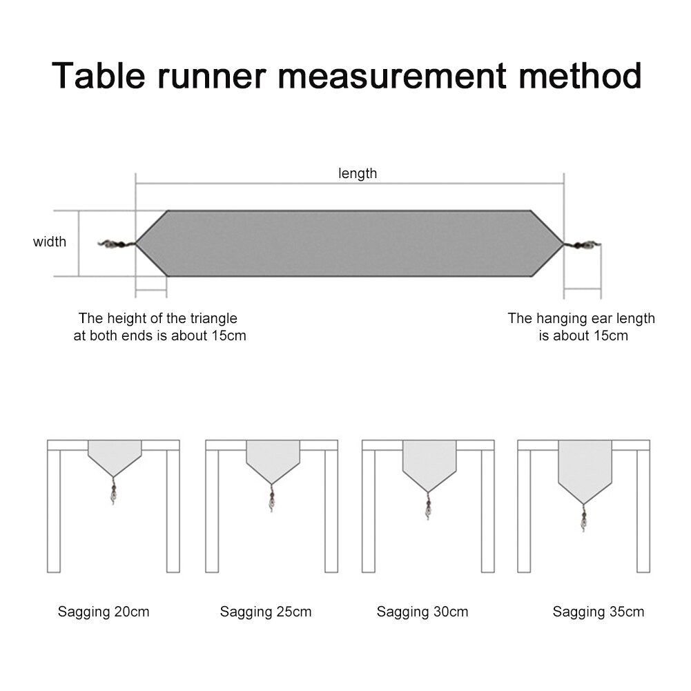 Daily Reusable Kitchen Nordic Style Living Room Table Runner Printed Soft Home Decor Cotton Blend Dining Tabletop Wedding Party