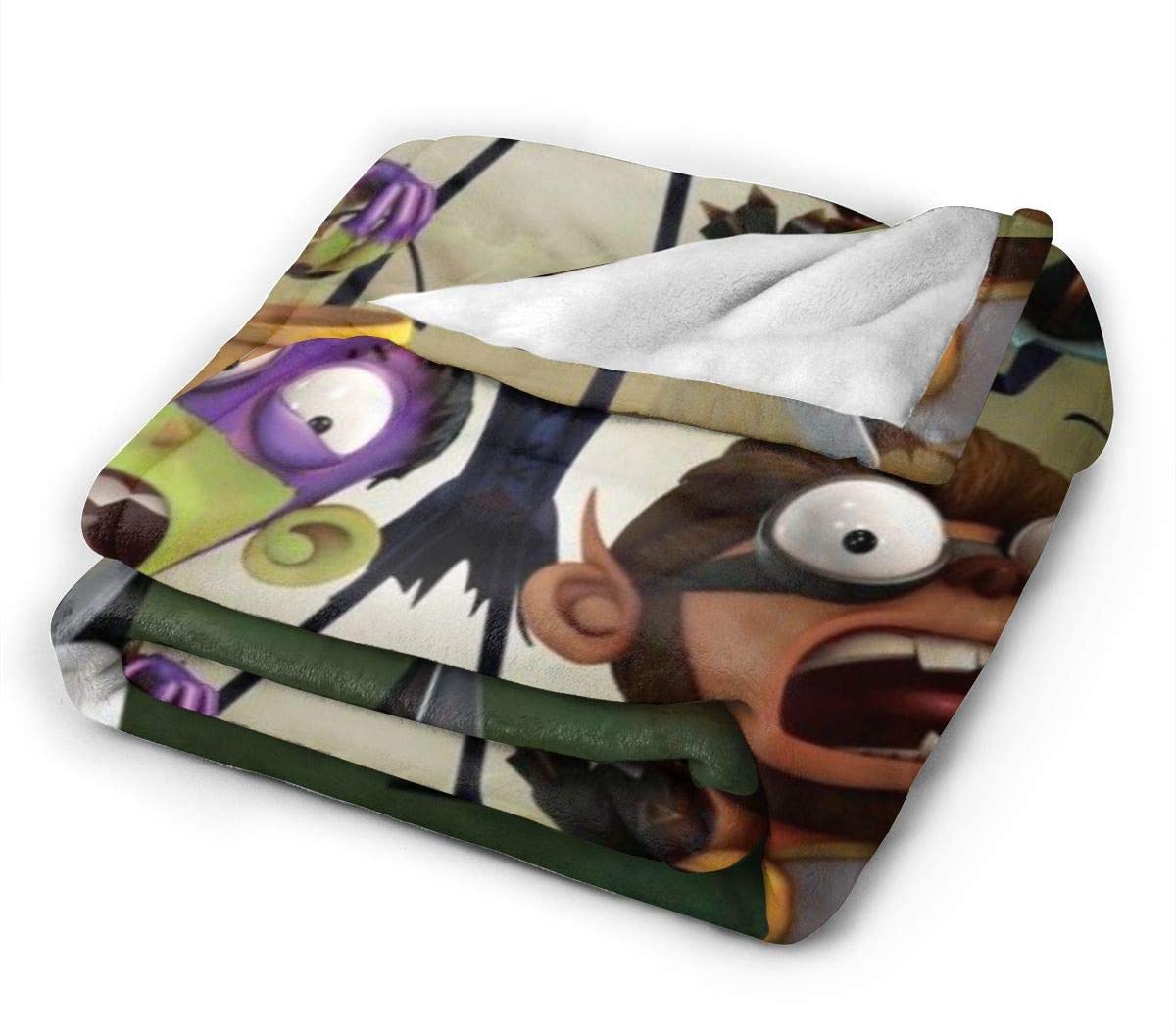 Stylish Fanboy and Chum Chum Novelty Blanket Fleece Throw Blanket Super Soft Lightweight for Kids