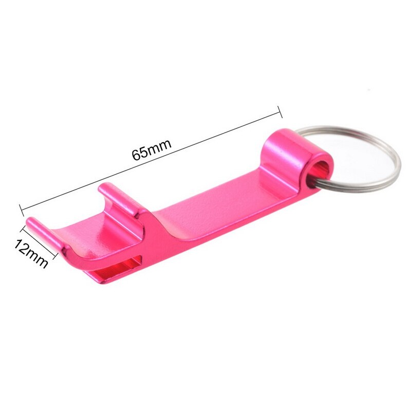 4 en 1, abridor de jarra con tapa, tapón de rosca, abridor de botellas, abridor Manual antideslizante, tapón giratorio, abridor de botellas, dispositivo de cocina: 65x12mm rose red