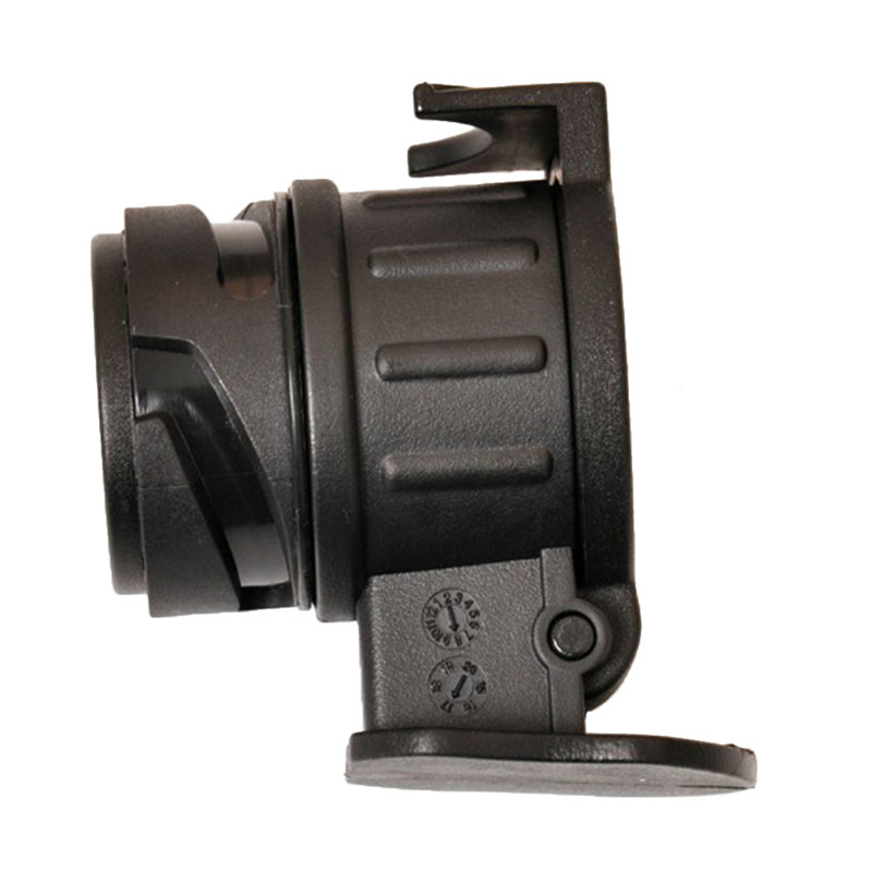 Tilhenger ledningsadapter 13 to 7- pins adapter svart frostet tilhenger ledningskontakt tilhengerplugg n type materiale tilhengerfeste tilhengerplugg
