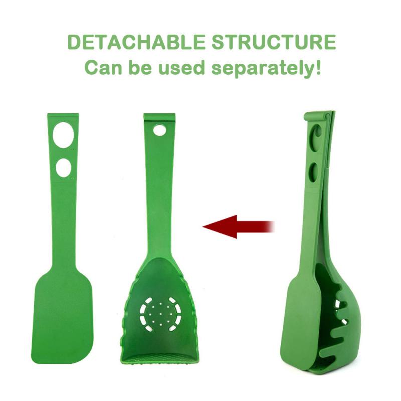 1Pc Siliconen Praktische Pasta Noodle Lepel Pasta Scoop Vergiet Noodle Spaghetti Pollepel Slot Lepel Nylon Vergiet Gadget