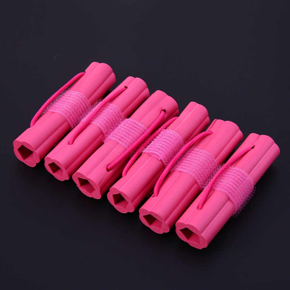 6PCS Sponge Hair Curler Dry Wet Sponge Rollers Stick DIY Styling Tools Hair Curlers DIY Styling Hair Rollers Curl Tools