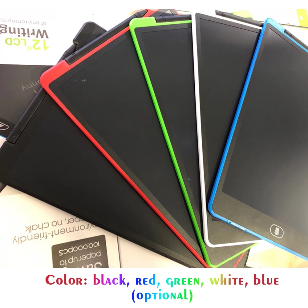 12in Draagbare LCD Schrijven Tablet Tekentafel Grafisch Tablet voor Ouderen Kinderen Schrijven naar Communiceren Intelligente Schoolbord