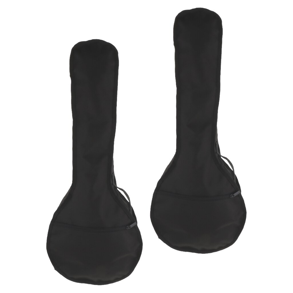 2 stk mandolin bæretaske gig taske med sidelomme til mandolin i en stil
