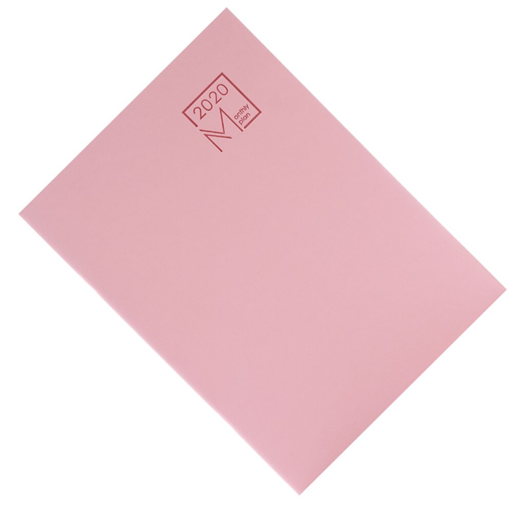 Agenda planificateur mensuel pour homme, femme et enfant, papeterie de journal intime efficace, (vert à partir de ), .7