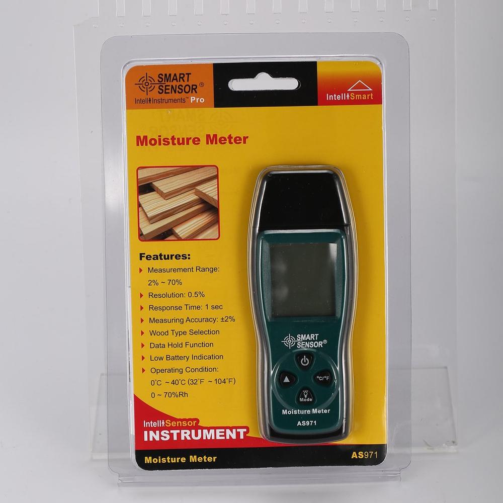 Wood Moisture Meter Humidity Tester Timber Damp Detector paper digital Moisture Meter Test wall moisture analyzer Range 2%~70%