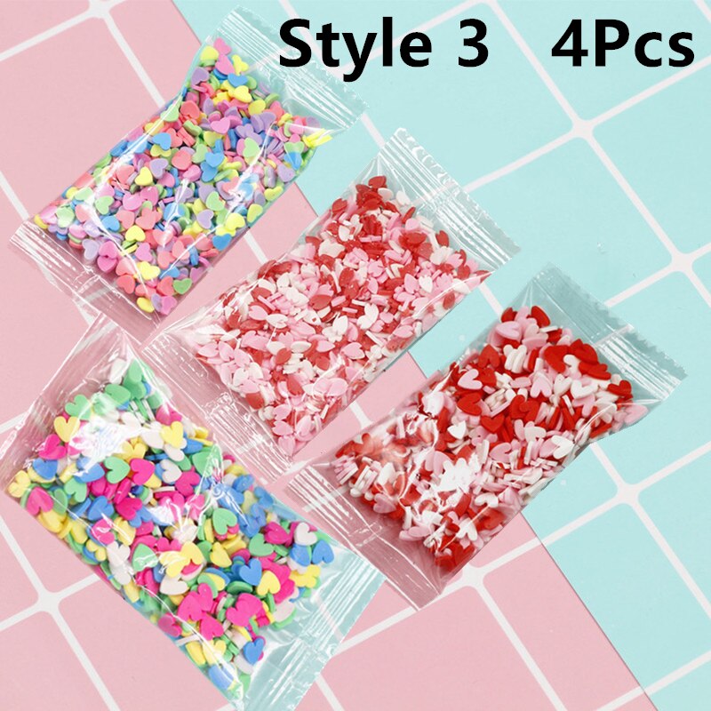 Lot de 4 moules en résine époxy pour Nail Art, mélange d&#39;argile polymère, outils de résine pour gâteau, cœur fleur UV, remplissage pour bricolage, fabrication de bijoux, artisanat