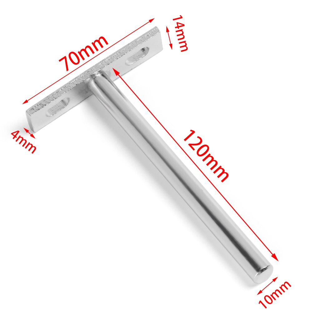 Unsichtbare Schwimmende Regal Metall Klammern schwer Pflicht Verdeckte Versteckte Unterstützung Zauberstab Halterung Regal Regal Möbel Hardware-: 120mm