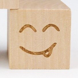 Baby beißringe spielzeug Holz Würfel Massivholz Blöcke Kleinkind Spielzeug 'Zimmer Fotografie Requisiten Ornament holz beißring puzzle: Hellgelb