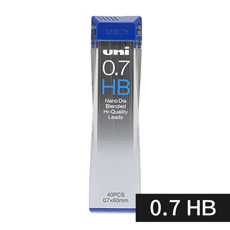 Uni 202ND Bleistift Minen Ziehen Spezielle Mechanische Bleistift Blei Schule Schreibwaren Bürobedarf 0,3mm 0,5mm 0,7mm 0,9mm 1Stck: 0.7 HB 1Stck