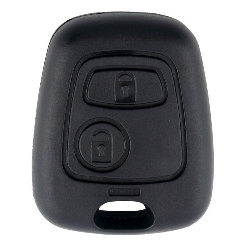 Obudowa pilota bez kluczyka pasuje robić CITROEN C1 C2 C3 Pluriel C4 C5 PEUGEOT kieszonka na zegarek 2 BTN Obudowa klucz muszla część zamienna części