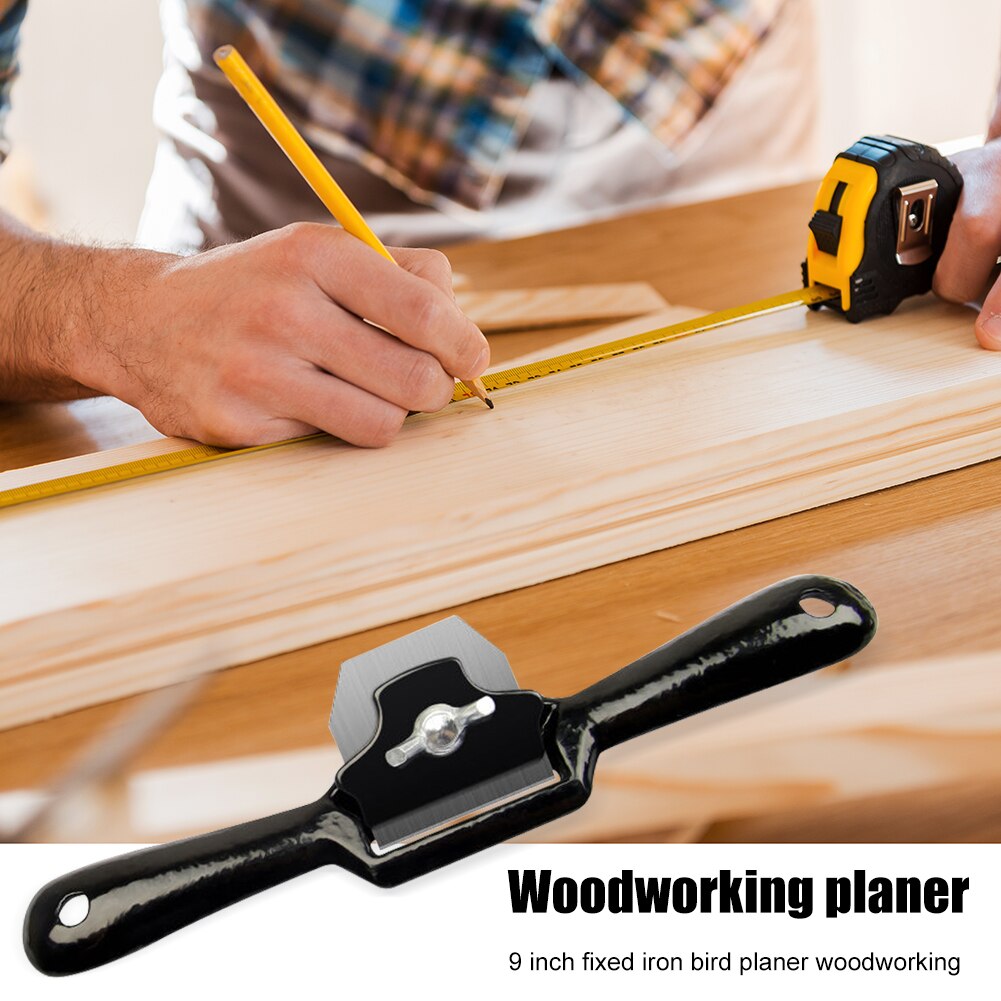 Portable 9 inch Hand Planer Spokeshave Wood Cutting Bottom Edge Trimming for Carpenter Manual Woodworking Tools #38