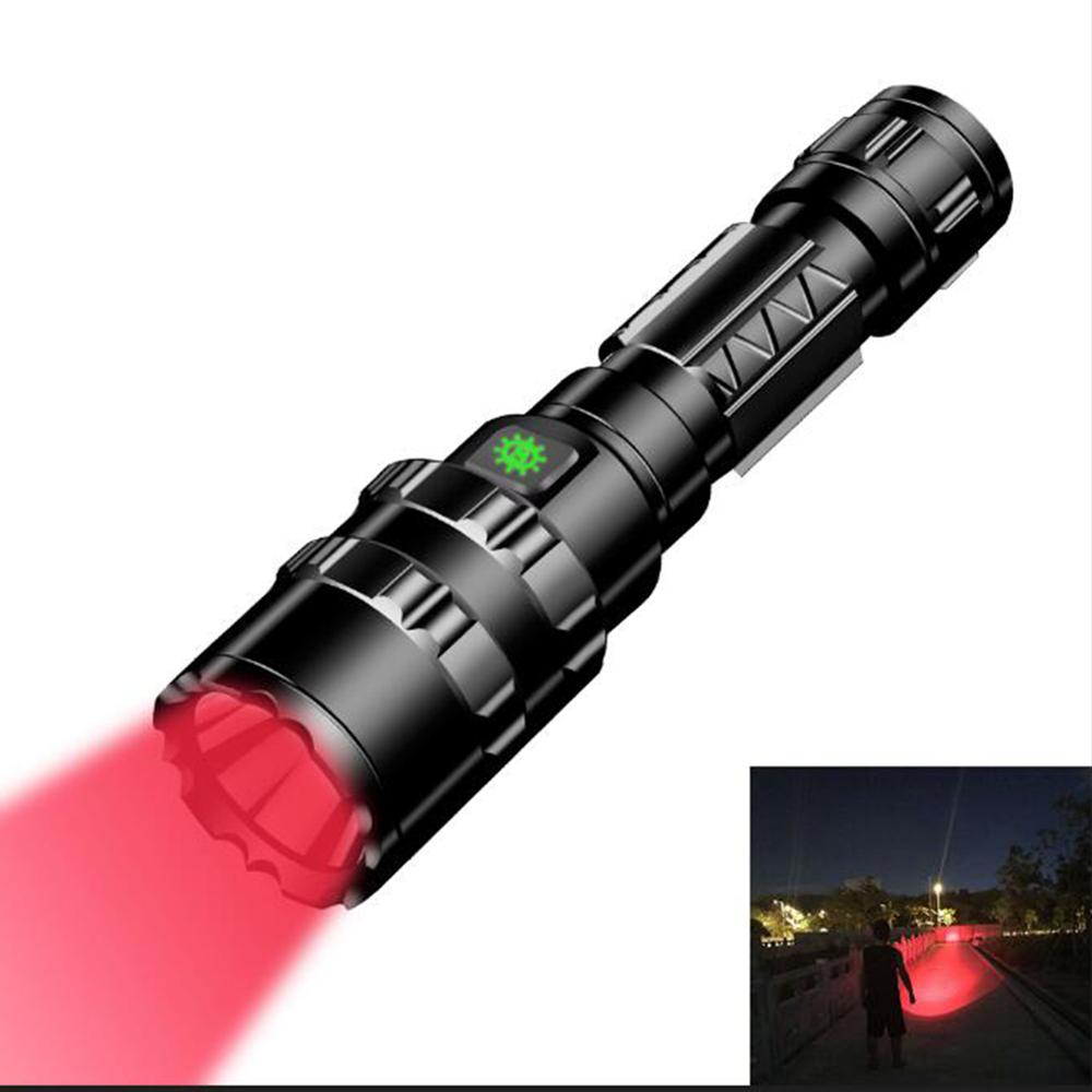 USB Rechargable Mini LED Flashlight 3 Lighting Mode Waterproof Torch Telescopic Zoom Stylish Portable Suit for Night Lighting