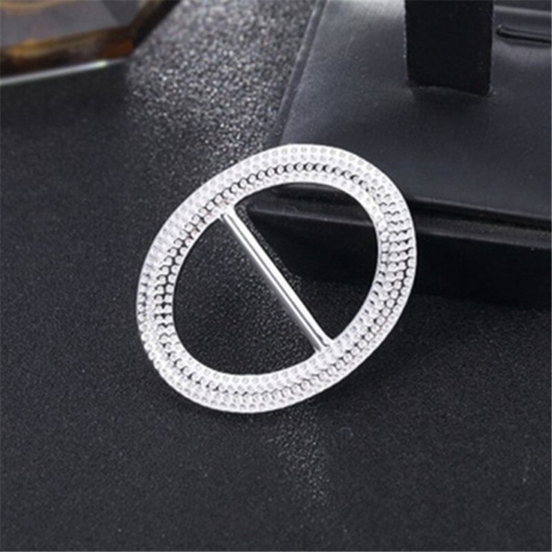 Broches rondes en soie pour foulard, broches ovales pour femmes, porte-écharpe rond, accessoires de bijoux