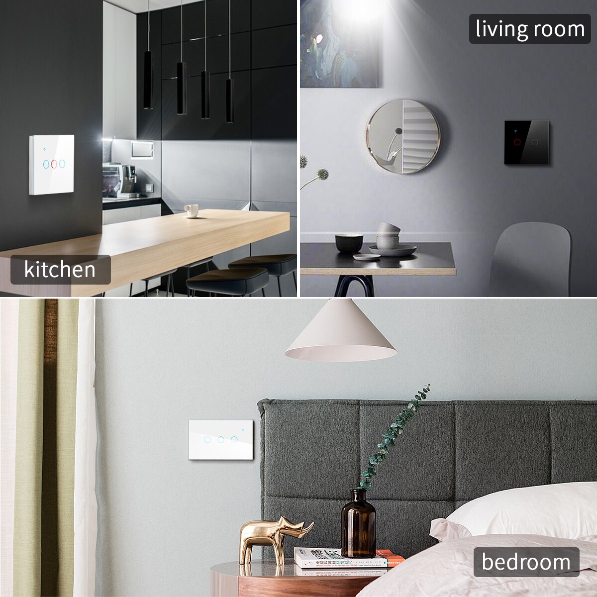 Mfi Smart Led Light Switch Wifi Touch Sensor Smart Wandschakelaars Apple Homekit App Werk Voor Siri Voice Control Alexa google Thuis