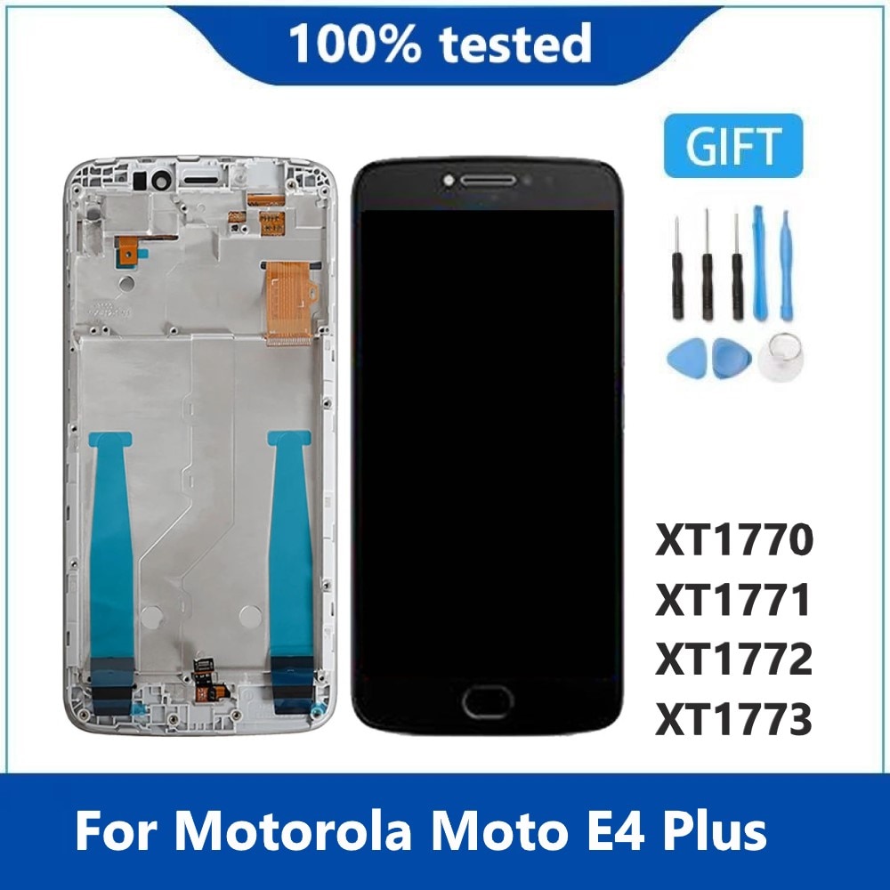 Für Motorola Moto E4 Plus Anzeige LCD berühren Bildschirm Rahmen DigitizerOriginal Für Für MOTO E4 Plus XT1770 XT1773 XT1771 XT1772 LCD