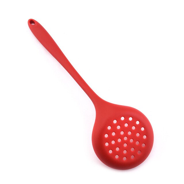 Silicone Turners Nonstick Wok Spatula with Stainless Steel handle Fried Shovel Frying Pan Spatula Kitchen cooking Utensils: C