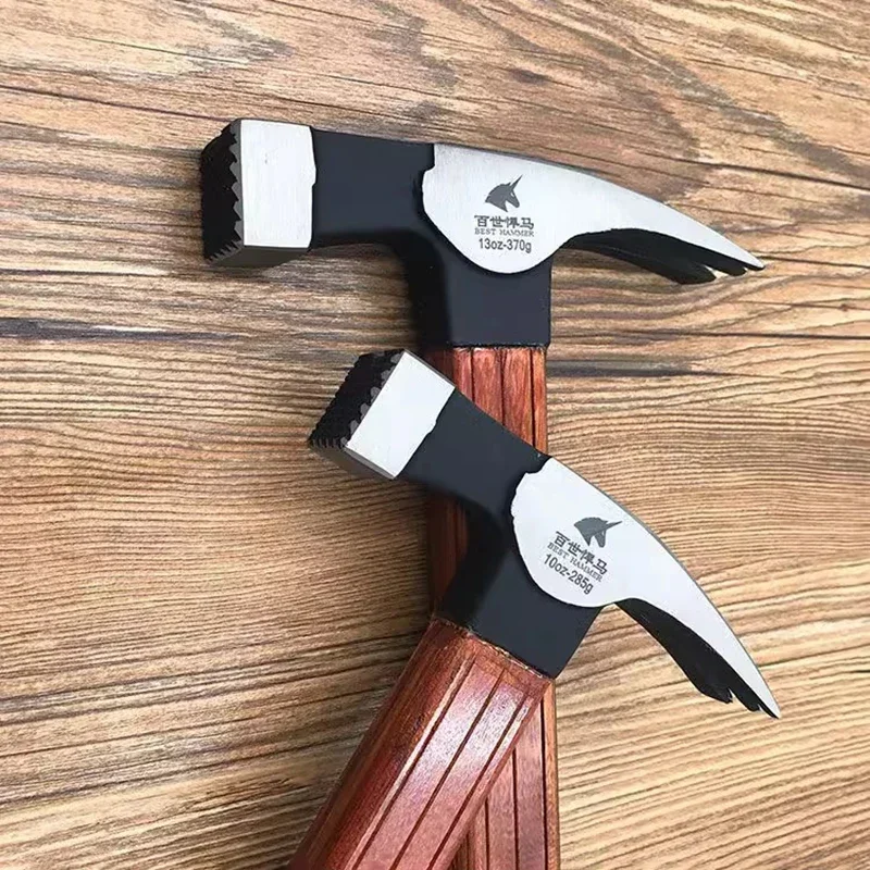 Martillo de garra de trabajo, herramientas de carpintería, martillos de uñas, herramienta Manual portátil , accesorio de Hardware práctico multifuncional