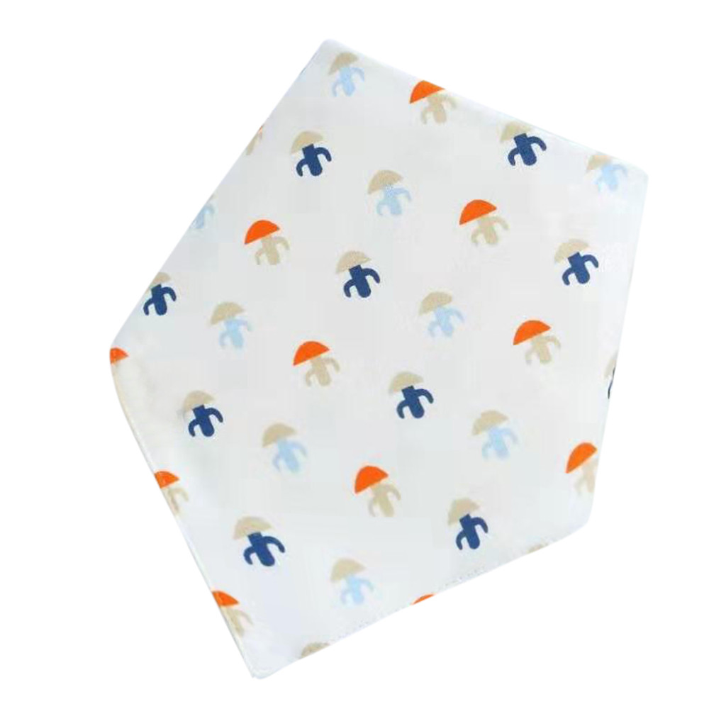 Peridemes Katoen Materiaal Slabbetjes voor Baby Zachte Siliconen Bib Waterdicht Speeksel Druipen Slabbetjes Cartoon Baby Huid Schorten Siliconen Bib: D