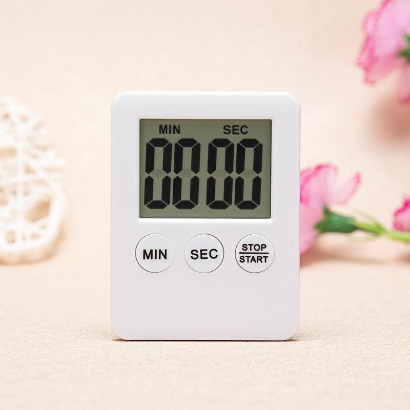 LCD Digital Timer Kitchen Cooking Count-down Up Clock Loud Alarm Reminder Easy to Use Digital Timer Kitchen Tool