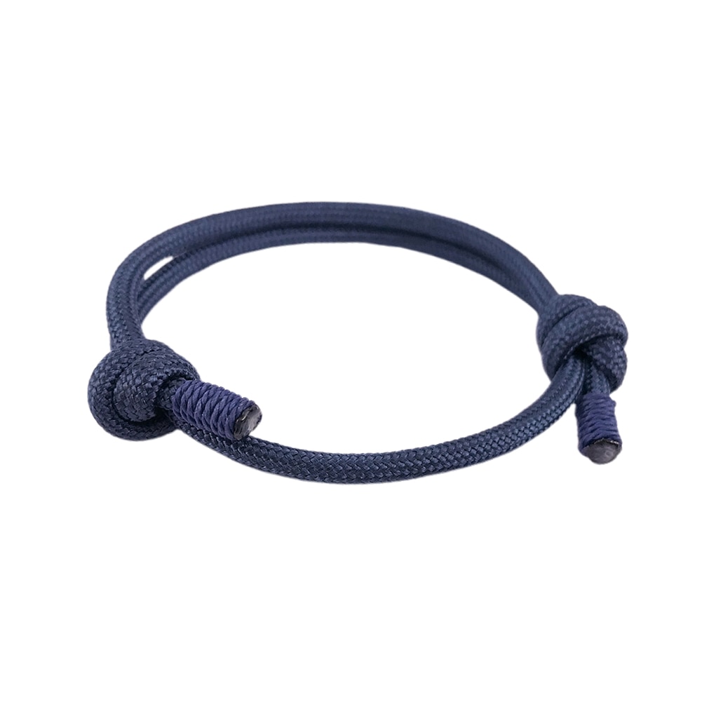 Marin Bracelet léger Simple fait à la main Passion nautique tressé Bracelet bricolage résistant à l'usure artisanat corde réglable