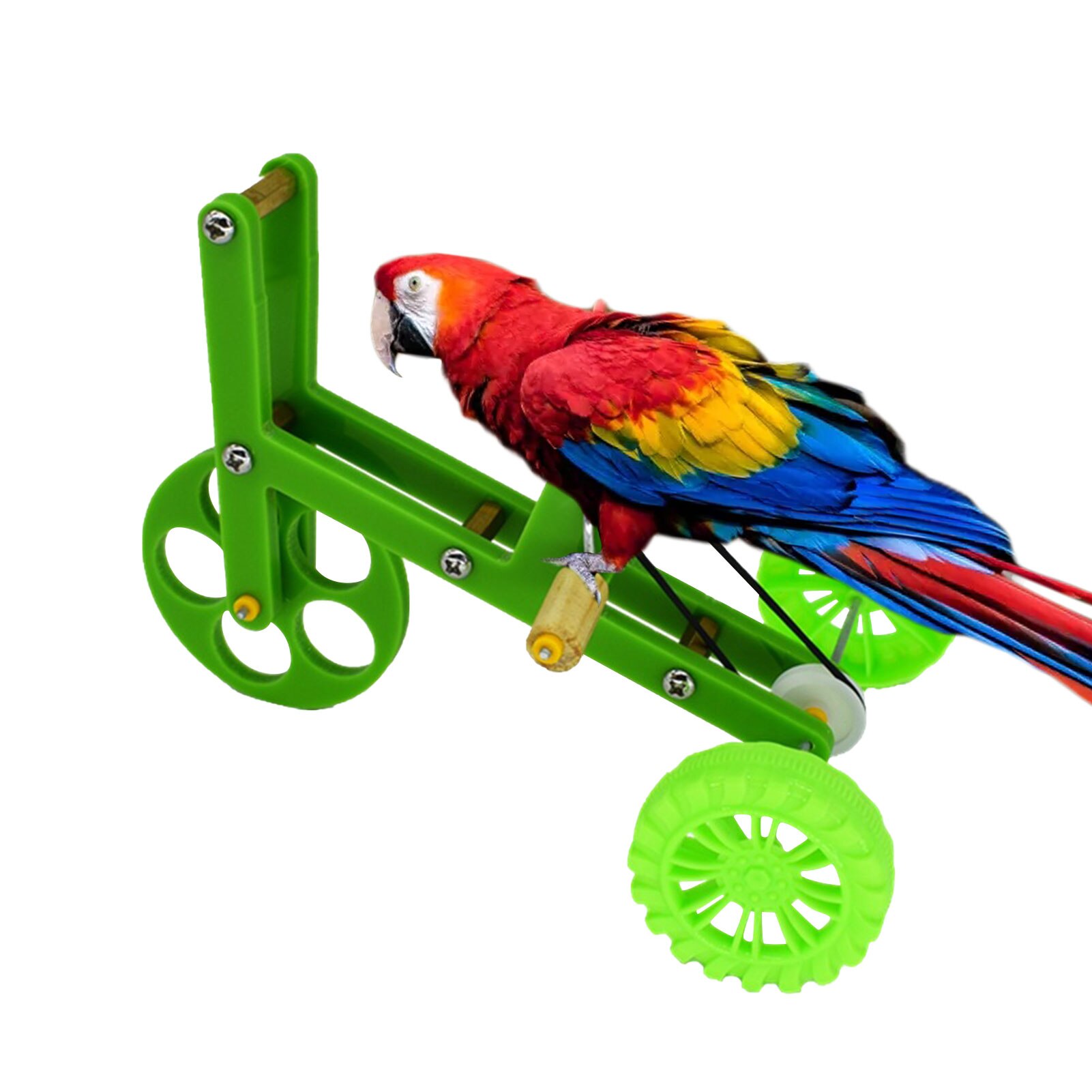 Perroquets vélo jouet d'équitation pour oiseaux, balançoire suspendue, jouet amusant et sûr, Intelligence oiseau, Train, fournitures d'oiseaux
