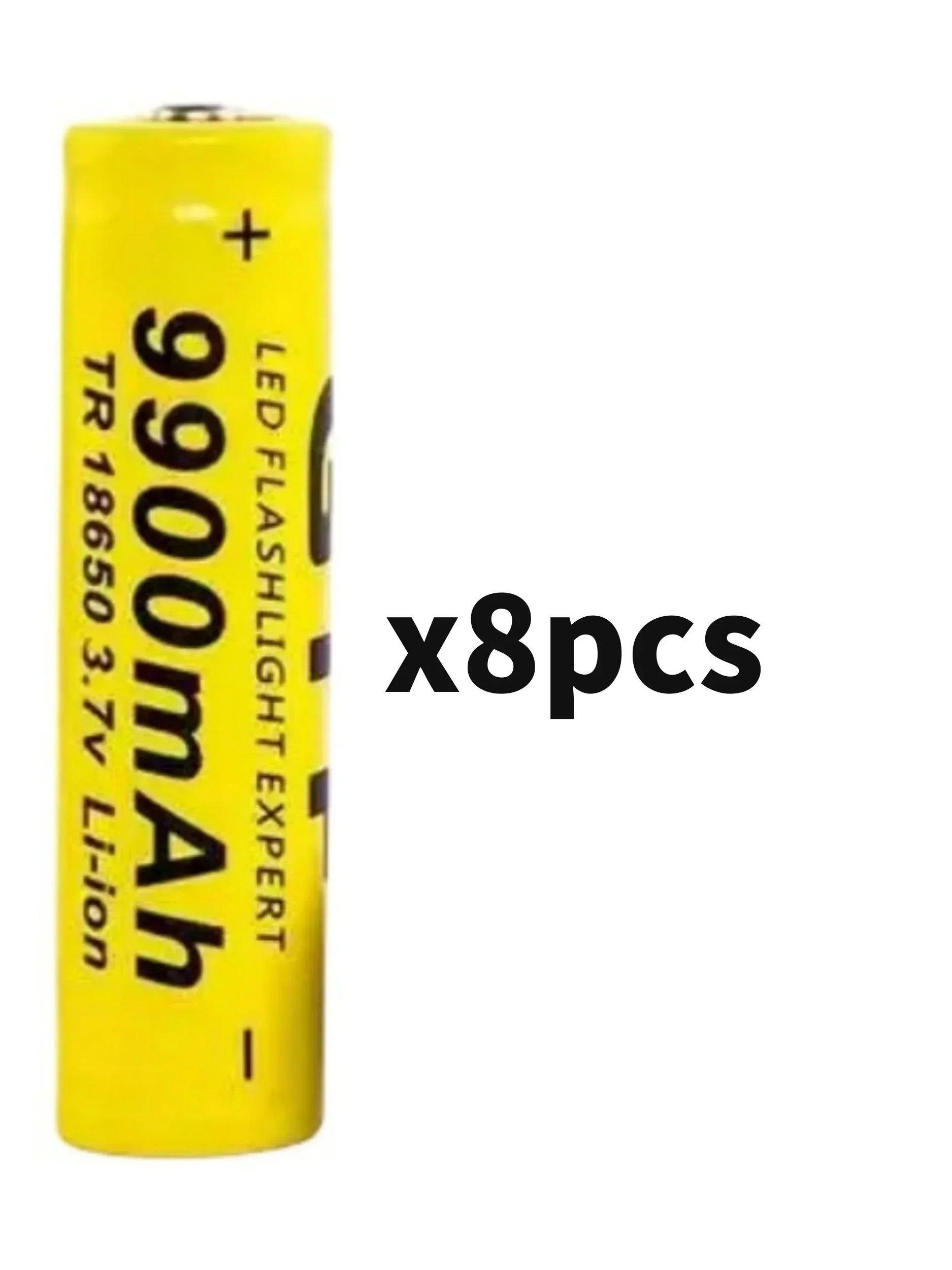 Neuer 18650 Akku 3,7 V 9900 mAh wiederaufladbarer Li-Ionen-Akku für LED-Taschenlampe, Taschenlampe, Lithium-Akku 18650,00 18650 Akku: Blau