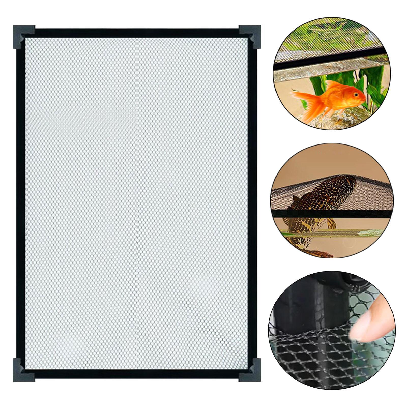 Aquarium Deksel Deksel Diy Kits Aquarium Scherm Bovendeksel Anti Jumping Magnetische Diy Scherm Netto Top Beschermnet Accessoires