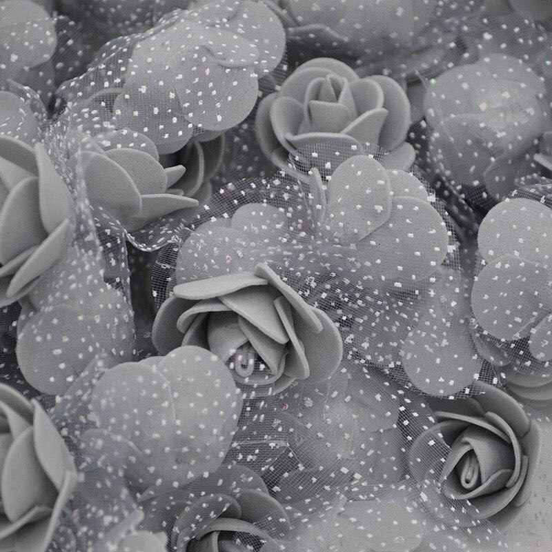 Mini roses en mousse de polyéthylène, 3.5cm, 50 fleurs/lot, têtes de fleurs artificielles, pour décorer un mariage, à la maison, pour l'artisanat