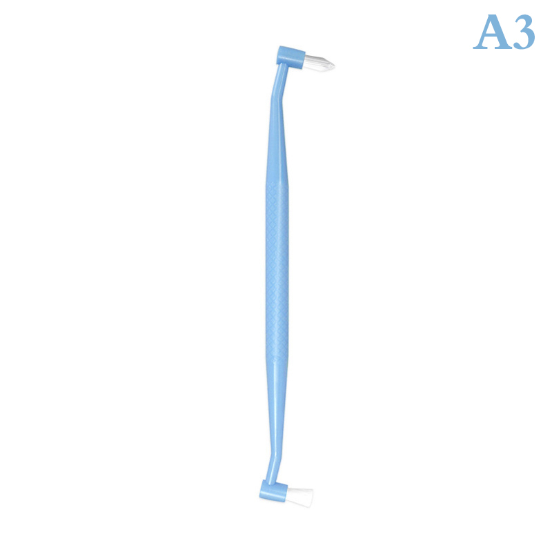 Single Brush Head Flat Biceps Orthodontic Fissure Wisdom Tooth Brush Soft Bristle Toothbrush Cleaning Whitening Teeth: Brown