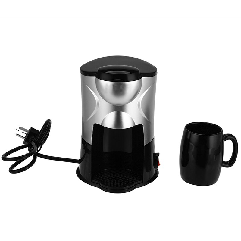 220V Coffee Maker Drip Type Semi-automatic Machine Cafe Americano Espresso Cafe Latte Maker Cappuccino 300W