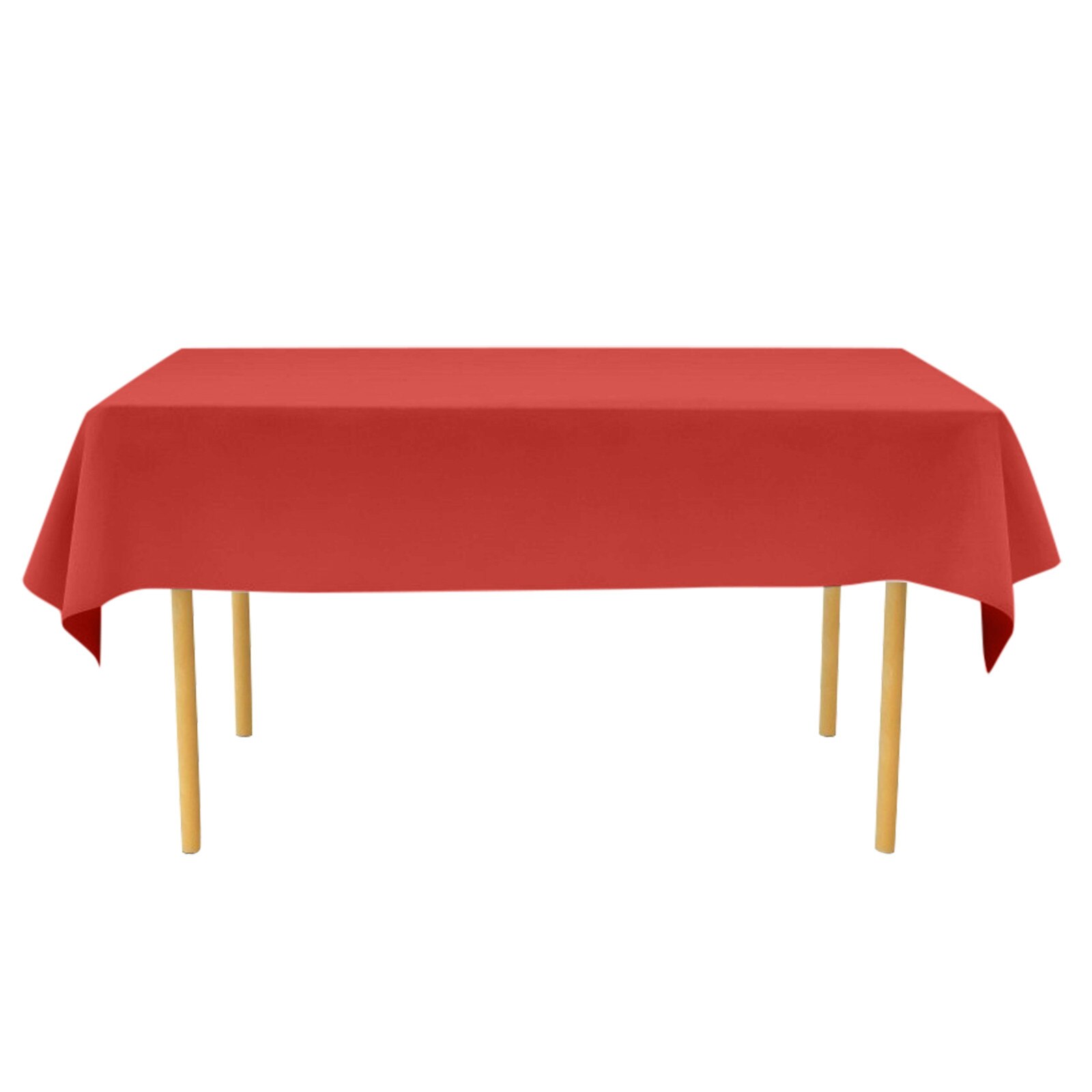 Plastic Tafelkleden Wegwerp Tafel Covers Decoraties Voor Bruiloft Kids Gelukkige Verjaardag Feestartikelen Festival Tafel Covers: Red 