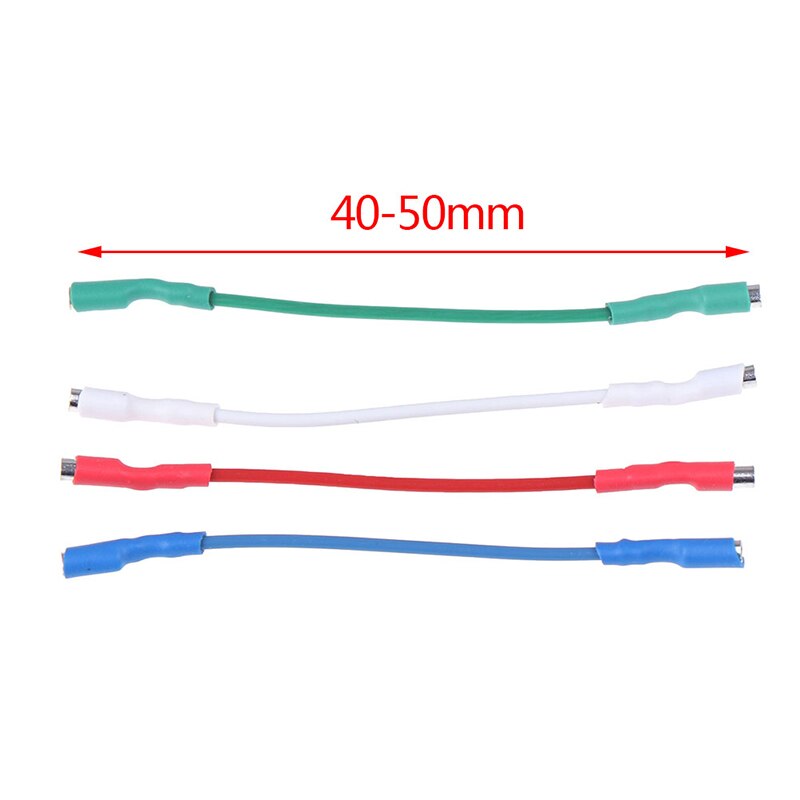 Cable de plata pura 5N de 50mm, Cable Universal para clavijas de 1,2-1,3mm, tocadiscos, carcasa de cabeza de Phono, 4 Uds.