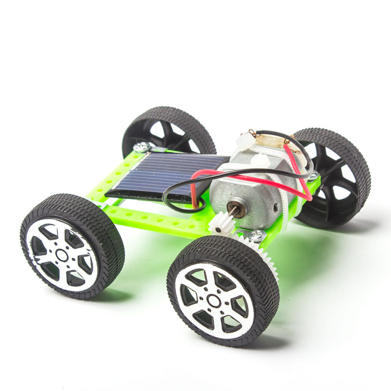 Solar speelgoed auto DIY kinderen wetenschap basisschool experimentele kit solar auto juguete educatief speelgoed