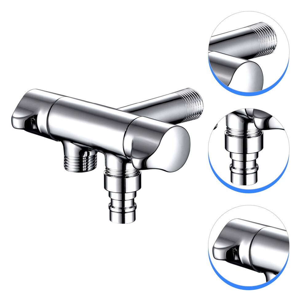 Water Shut Off Valves Angle Stop Valves 1/2 Inch Connector Dual Switches