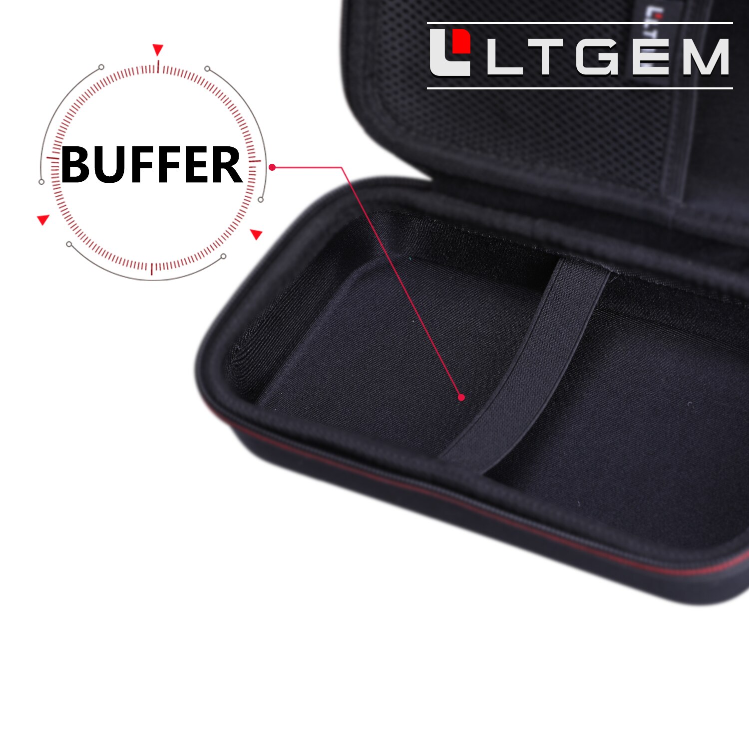 LTGEM-funda rígida negra de EVA para multímetro Digital KAIWEETS, carcasa dura de color negro, 6000 recuentos