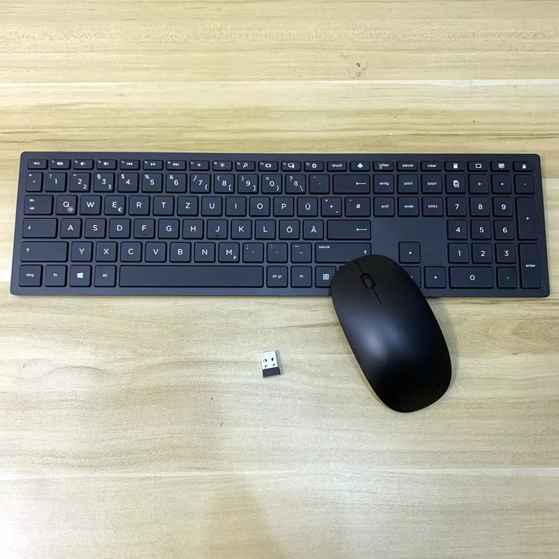 2.4G Wireless Keyboard Mouse Kit Combo for HP Pavilion 800 Pavilion 600 German French Belgium Layout