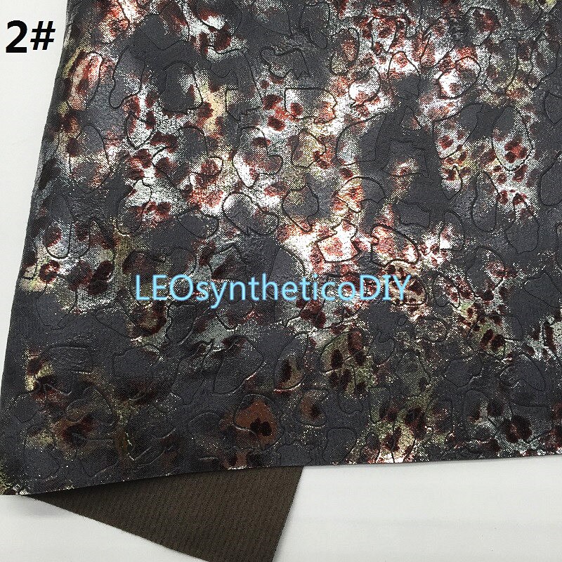 1pc 21 x 29cm luipaardprint imitatieleer stof, synthetisch leer stof leren vellen voor het maken van strikken leosyntheticodiy  t427a
