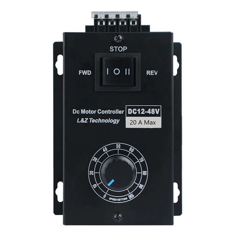 regulator obrotów silnika DC PWM 12-48V 20A silnik szczotkowy moduł sterujący regulacją 960W 25KHZ