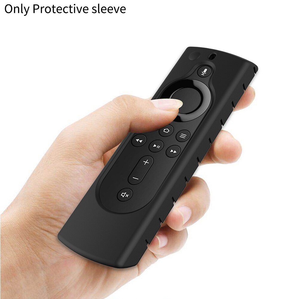 Rhomboids Patroon Herbruikbare Anti Slip Siliconen Cover Remote Case Zachte Accessoires Slagvast Beschermen Voor Fire Tv Stick 4K