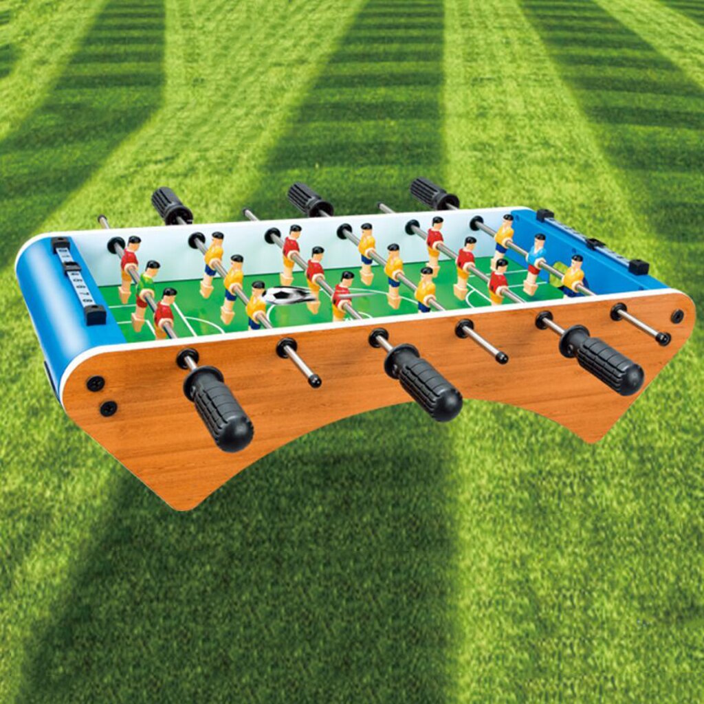 Wooden Indoor Soccer Game W/Footballs For Arcades Bars Parties Family Night