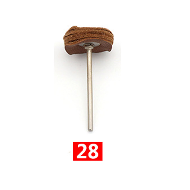 2,35mm, , 1 Uds., Mini cepillo de alambre, taza de rueda, juego de cepillos de alambre de acero y latón, vástago para herramientas rotativas eléctricas Dremel, amortiguador de pulido: Rosa