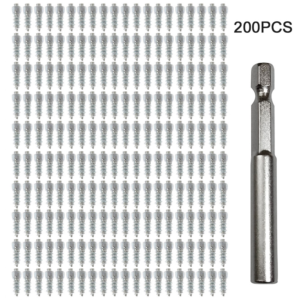 200 Pcs Stud Screw 12mm Auto Car SUV ATV Anti-Slip Screw Tyre Winter Wheel Lugs Screws Snow Spikes Tire Studs Screw