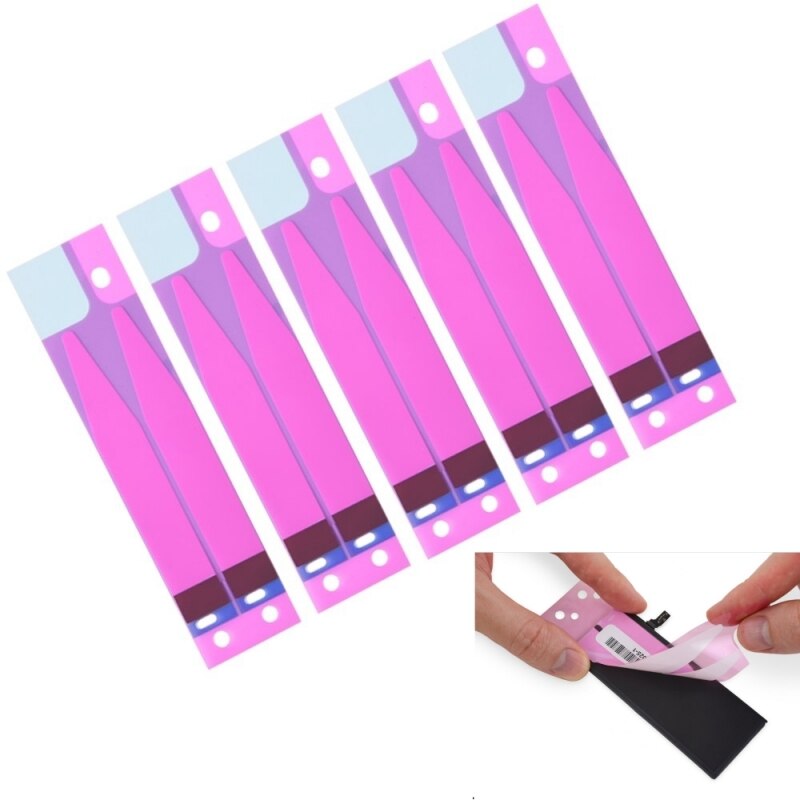 Battery Adhesive Strips Sticker For iPhone X XS MAX XR SE 5 5S 5C 4S 6 6s 7 8 plus Battery Glue Tape Tab Replacement Part