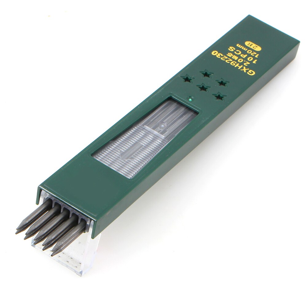 3pcs/lot 2.0mm HB/2B Mechanical Pencil Lead Refill Set Plastic Portaminas Lapiseira Student School Supplies