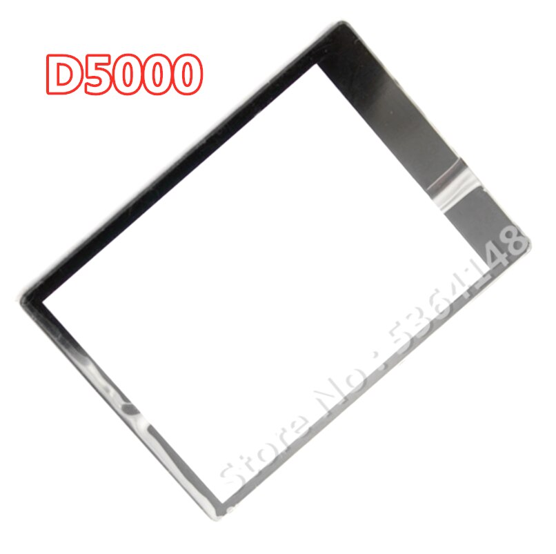 5 PCS LCD Screen Window Display (Acryl) Outer Glas Voor NIKON D5000 Screen Protector + Tape