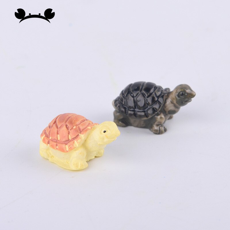 5pcs Sea Turtle Model Resin Figurines Fairy Garden Miniatures Fish Tank Acessories DIY Terrarium Landscape Decoration Artificial