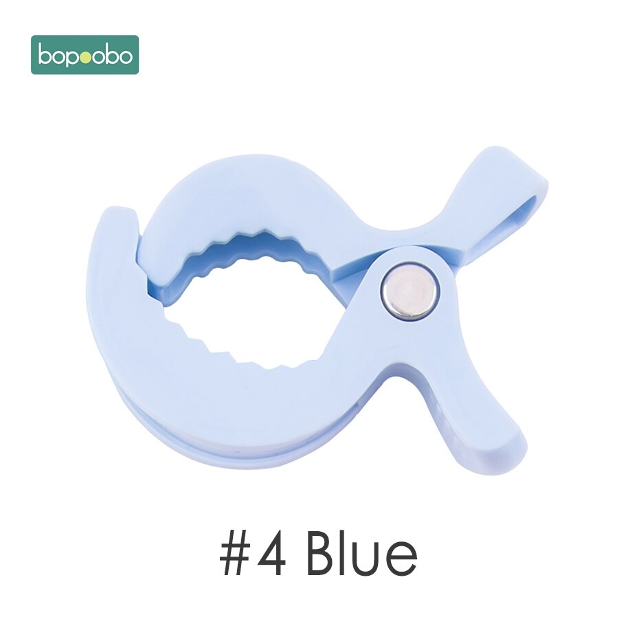 Bopoobo 2pc Baby Play Gym Accessories Car Seat Toy Lamp Pram Stroller Pegs To Hook Cover Blanket Clips Baby Teether: Blue Stroller Cip
